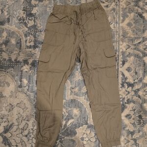 Women's Olive Cargo Pants